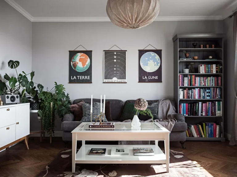 Historic home renovated in old Stockholm, Sweden