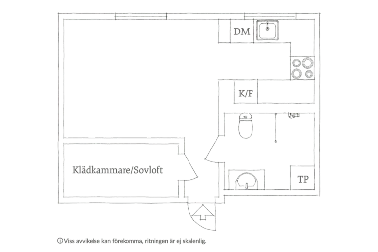 A stylish studio apartment in beige