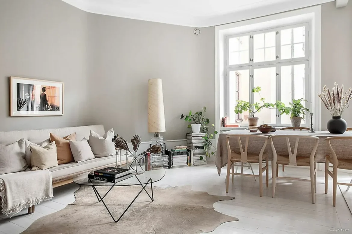 A serene, beautiful and light Scandinavian apartment