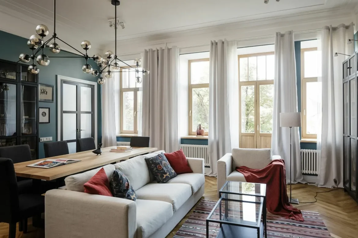 An apartment on Vasilievsky Island in St. Petersburg, Russia