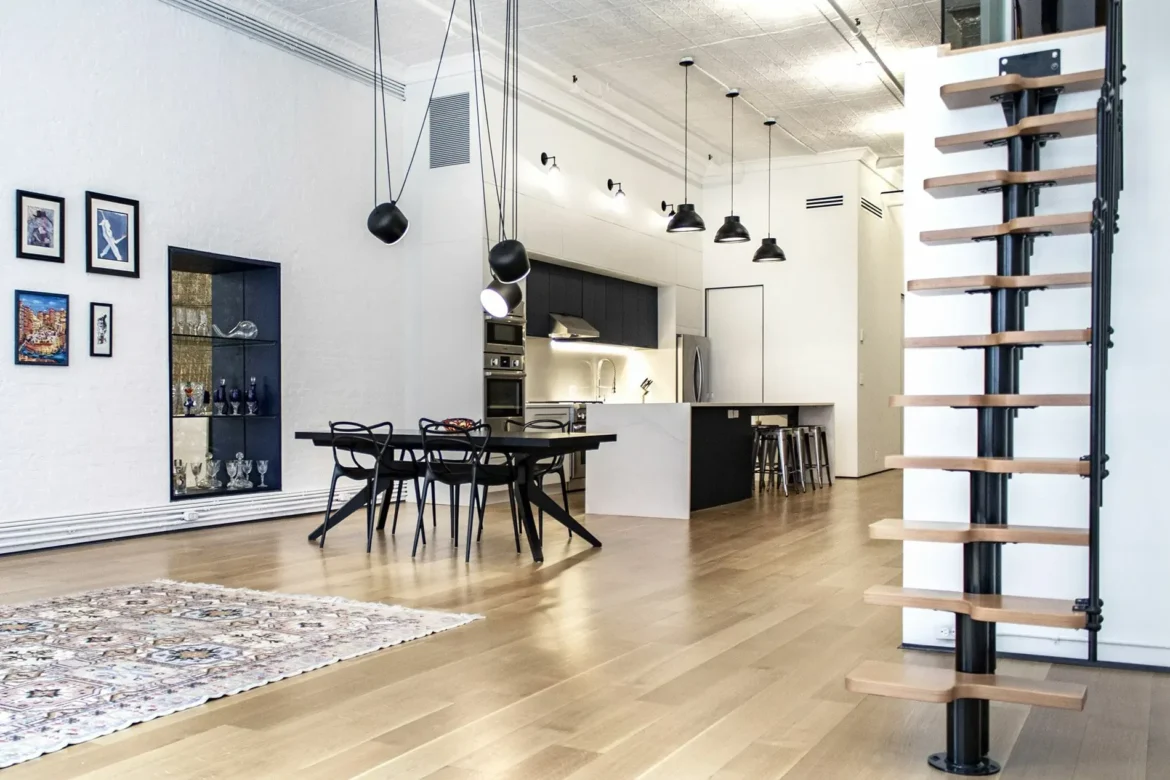 White Street Loft | A lighting showroom converted for residential use