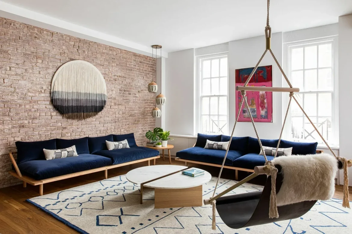 Inside a Tribeca Loft with ethnic details