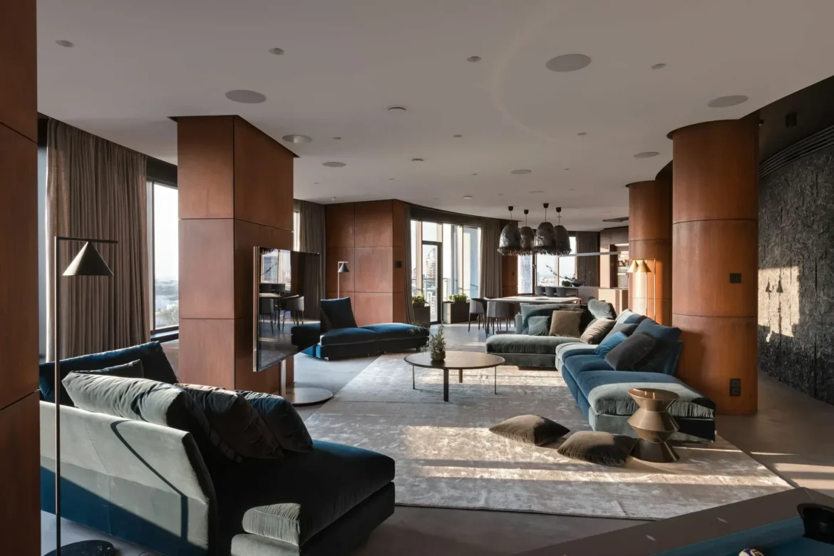 Yogo Apartment | Minimalism to the bones and metallic character