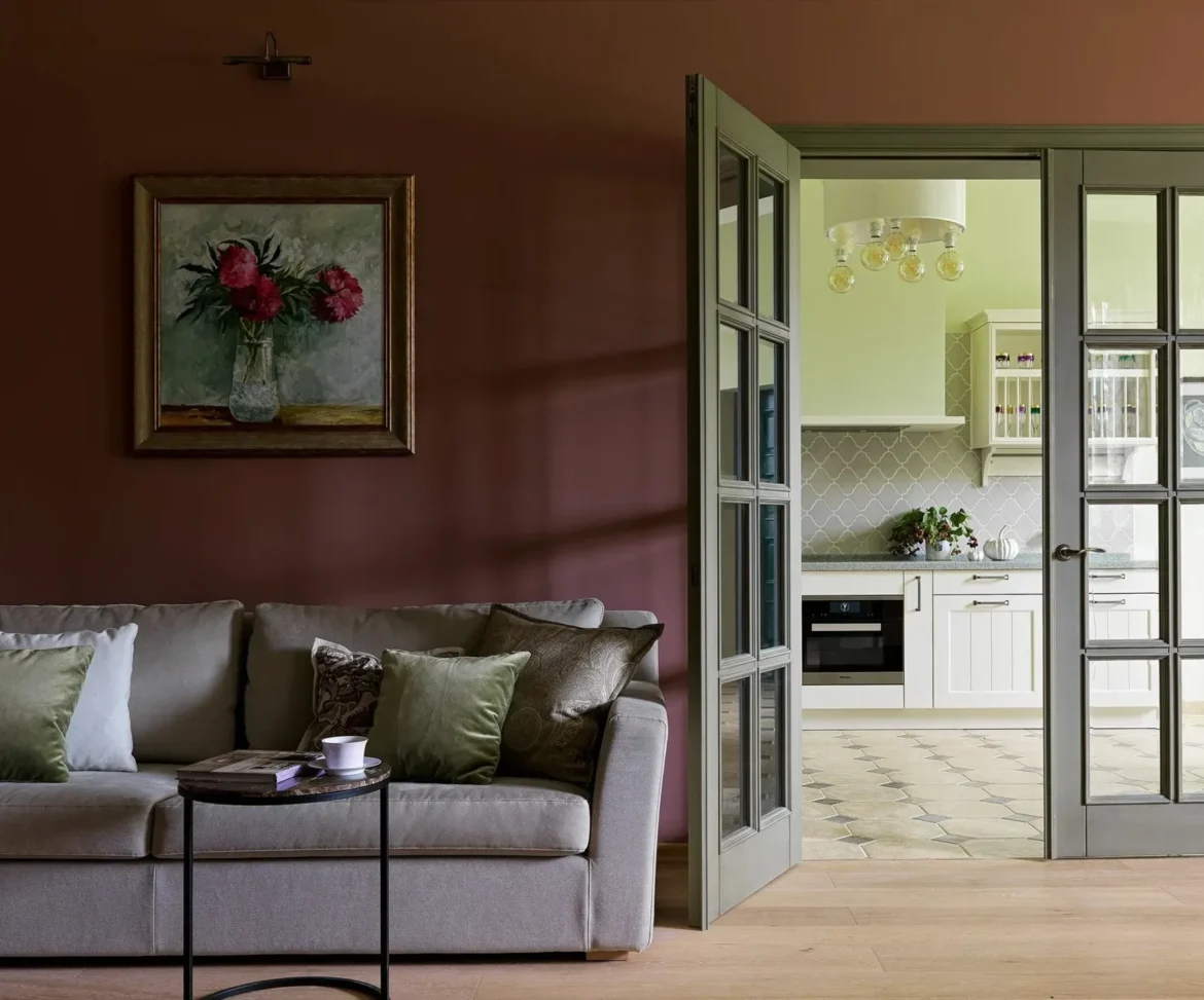 A country house near Moscow with a unique character