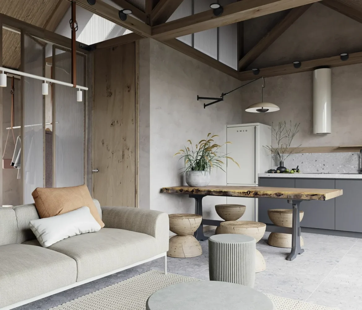 The House of Silence |A cozy home with natural color palette and textures