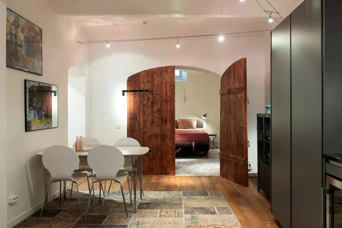 A tasteful apartment with a lot of character