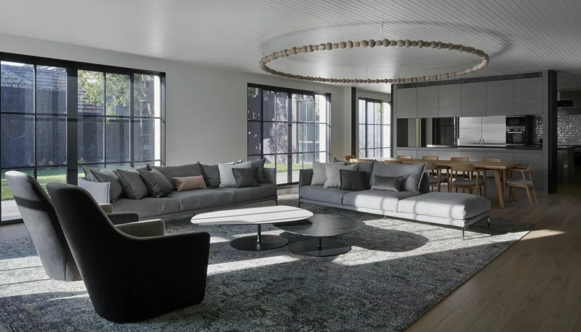 Hopetoun Road Residence |Adding a gridded glass extension