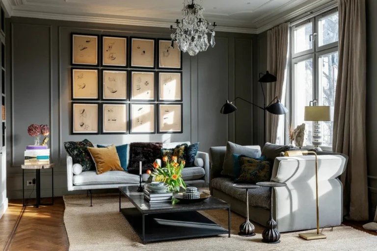 A unique, classically modern penthouse in Stockholm