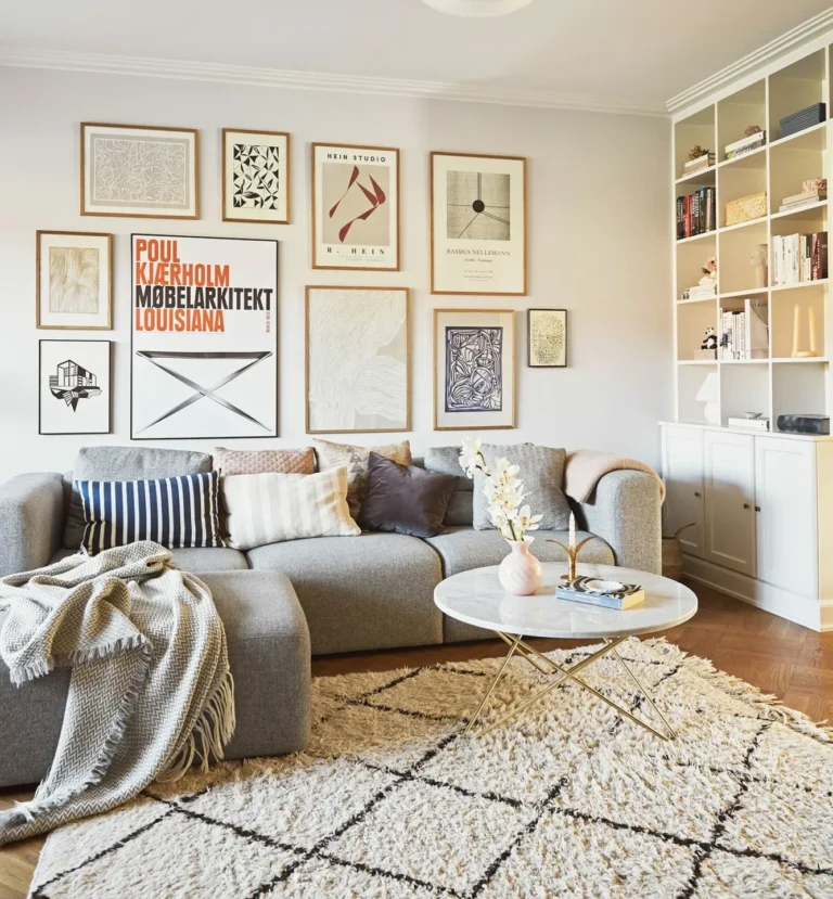 A home in pastel colors in Copenhagen